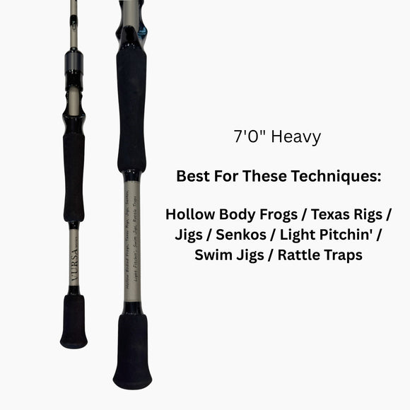 FITZGERALD FISHING VURSA SERIES CASTING RODS (NEW DESIGN)