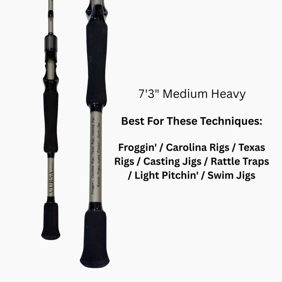 FITZGERALD FISHING VURSA SERIES CASTING RODS (NEW DESIGN)