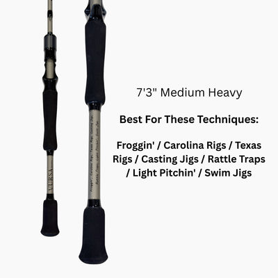 FITZGERALD FISHING VURSA SERIES CASTING RODS (NEW DESIGN)