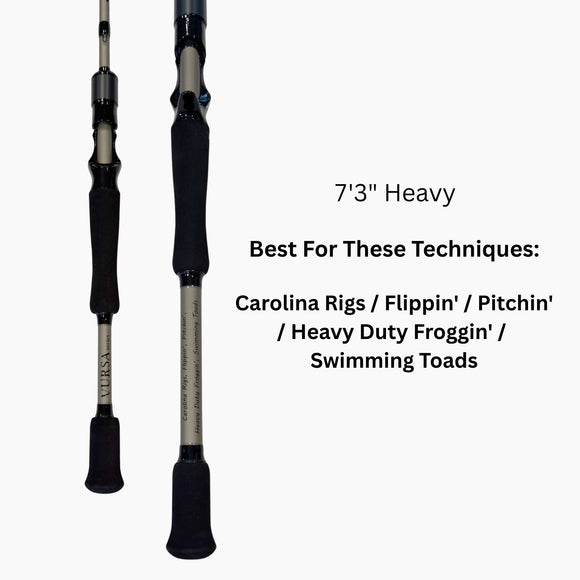FITZGERALD FISHING VURSA SERIES CASTING RODS (NEW DESIGN)