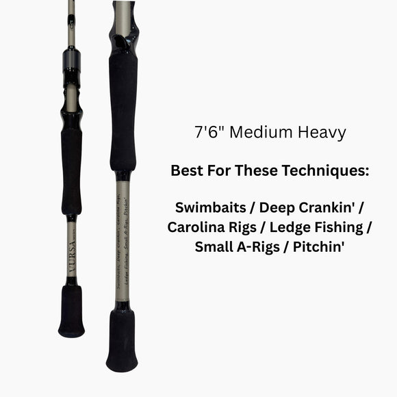 FITZGERALD FISHING VURSA SERIES CASTING RODS (NEW DESIGN)