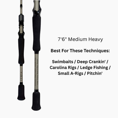 FITZGERALD FISHING VURSA SERIES CASTING RODS (NEW DESIGN)
