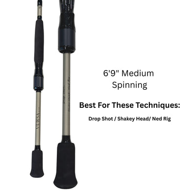 FITZGERALD FISHING VURSA SERIES SPINNING RODS (NEW DESIGN)