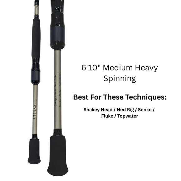 FITZGERALD FISHING VURSA SERIES SPINNING RODS (NEW DESIGN)