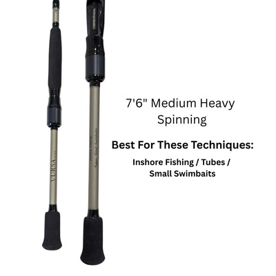 FITZGERALD FISHING VURSA SERIES SPINNING RODS (NEW DESIGN)