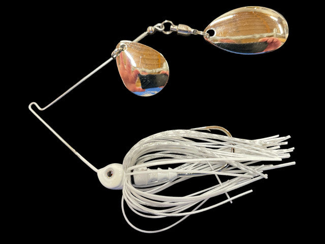 Buy white-flash GREENFISH TACKLE BAD LITTLE BLADE SPINNERBAIT