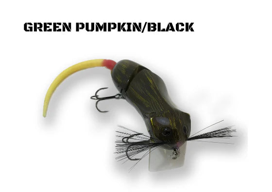 Buy green-pumpkin-black CL8BAIT WATER VOLE WAKE BAIT