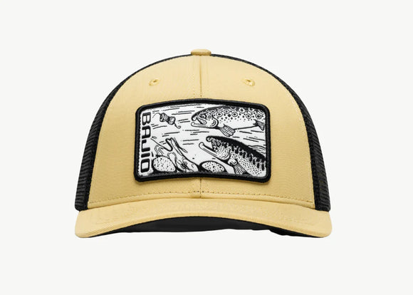 BAJIO TROUT PATCH TRUCKER HAT