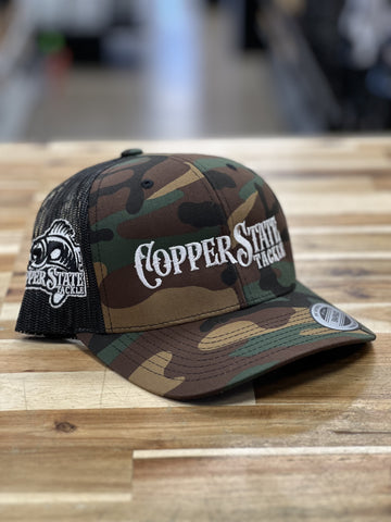 Buy camo-black-white-patch-trucker COPPERSTATE TACKLE HATS