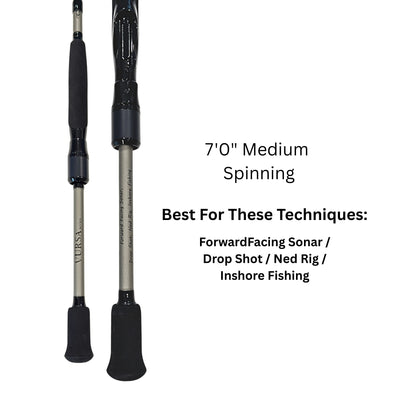 FITZGERALD FISHING VURSA SERIES SPINNING RODS (NEW DESIGN)