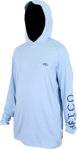 AFTCO MEN'S SAMURAI 2 HOODED LONG SLEEVE SHIRT