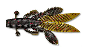 Buy green-pumpkin-w-lrg-red-318 YAMAMOTO FLAPPIN HOG