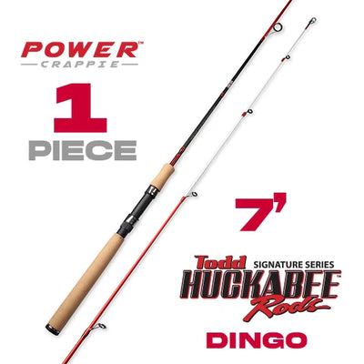 POWER CRAPPIE 7' DINGO 1PC CRAPPIE SPINNNING ROD