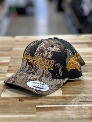 Buy canyon-camo-gold-patch-trucker COPPERSTATE TACKLE HATS