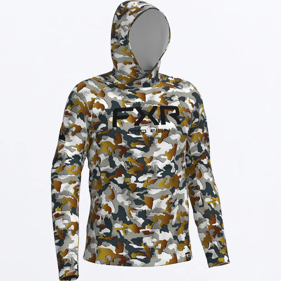 FXR M DERBY DRIFT CAMO AIR UPF PO HOODIE 26