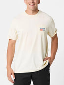 AFTCO STRYPE SHORT SLEEVE POCKET SHIRT CREAM-2