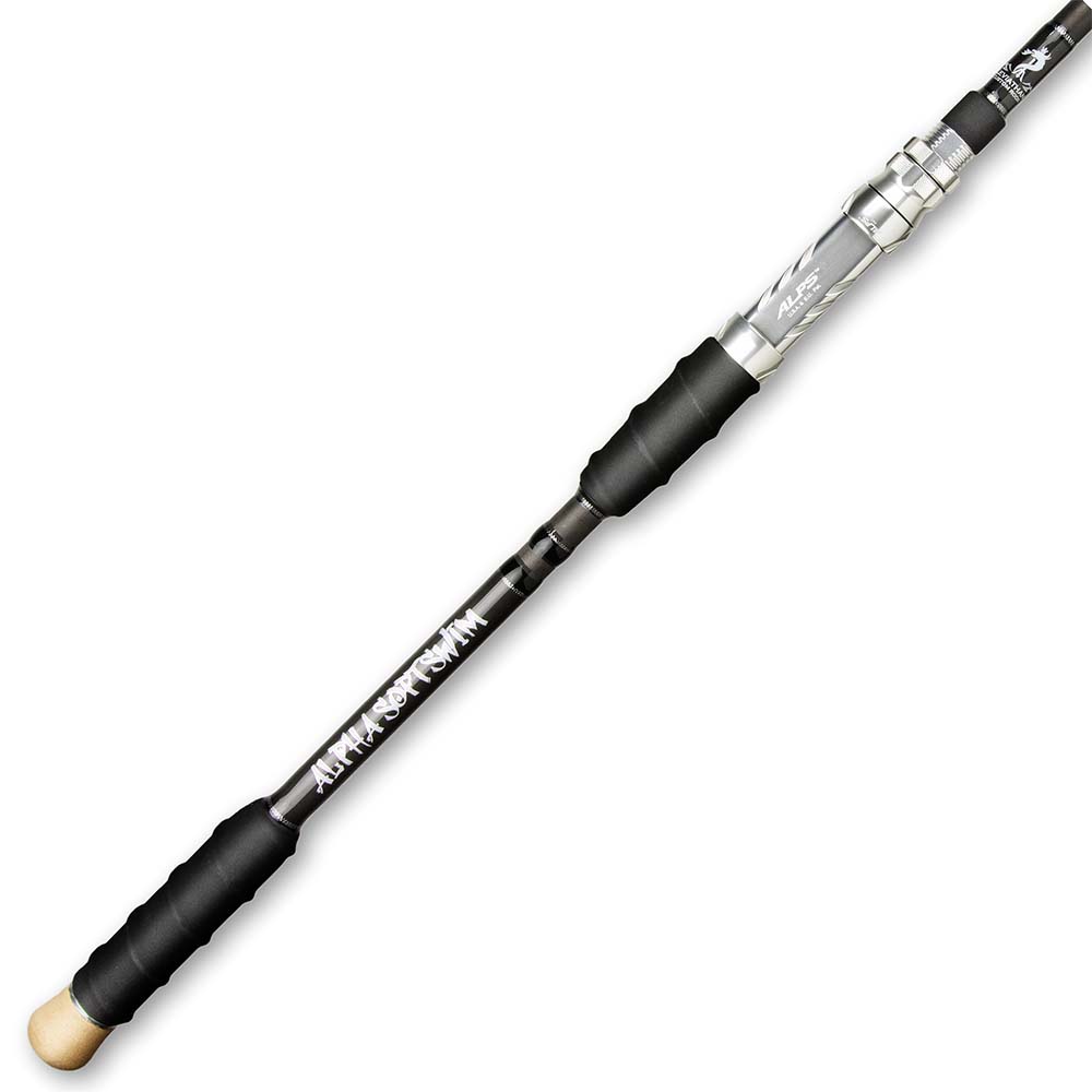 LEVIATHAN ALPHA SOFTSWIM SILVER HEAVY CASTING ROD