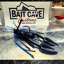 Buy black-blue BAIT CAVE CUSTOMS 2.5&quot; DIRKS CRAW
