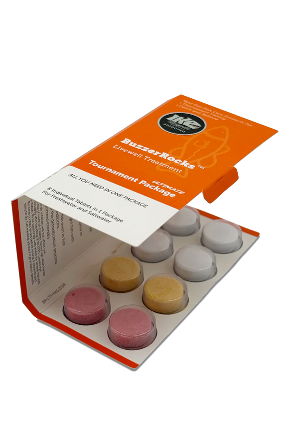 BUZZERROCKS LIVEWELL TREATMENT ULTIMATE TOURNAMENT PACKAGE