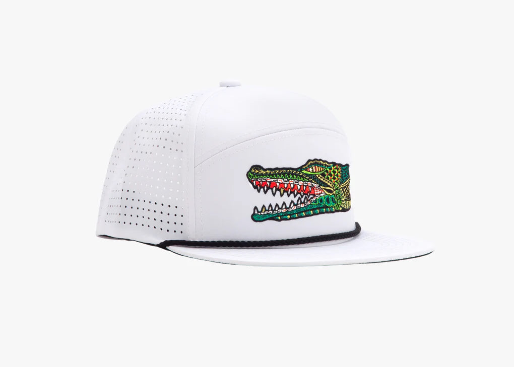 BAJIO GATOR HEAD PERFORMANCE FLAT BRIM HAT - 0