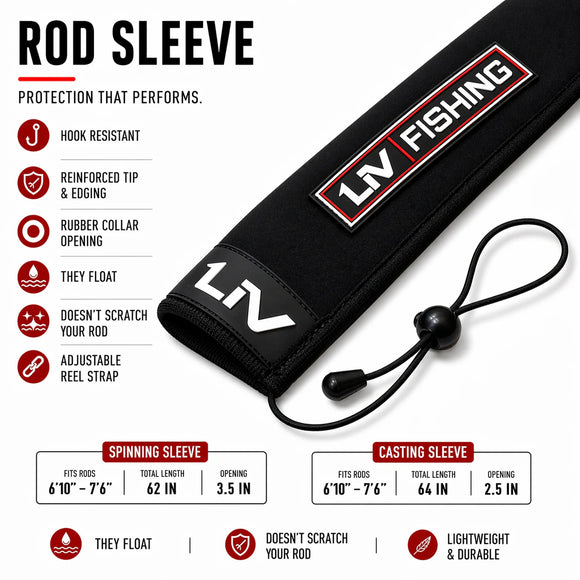 LIV FISHING ROD SLEEVES