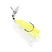 Chartreuse/White