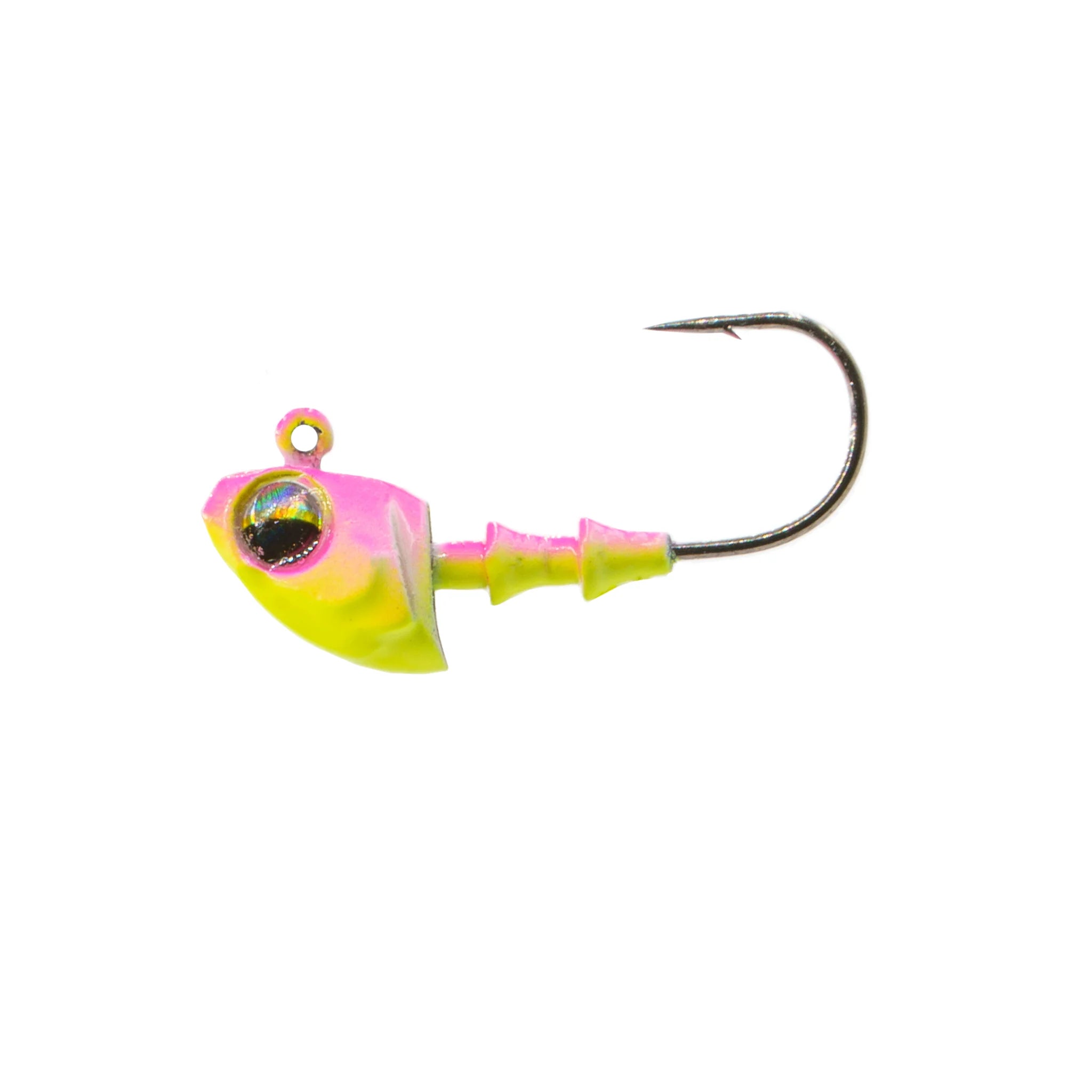 Buy pink-treuse 6TH SENSE CRAPPIE JIG HEADS