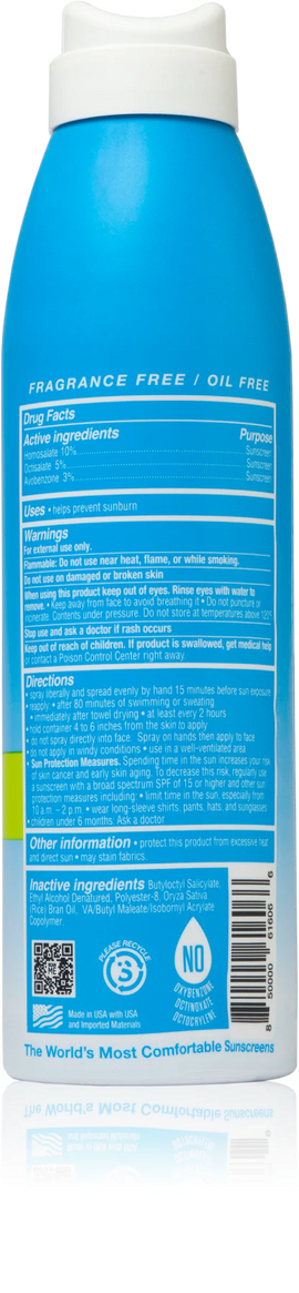 SURFACE SUNSCREEN SPF50 DRY TOUCH CONTINUOUS SPRAY 6OZ - 0