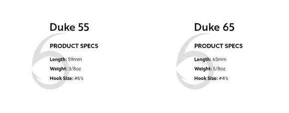 6TH SENSE DUKE 65 LIPLESS CRANKBAIT