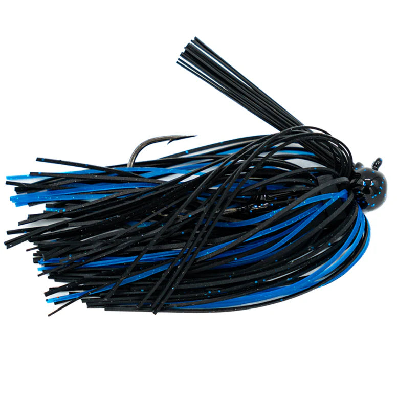 Buy black-blue BASSMOOCH SPANKY TUNGSTEN FOOTBALL JIG