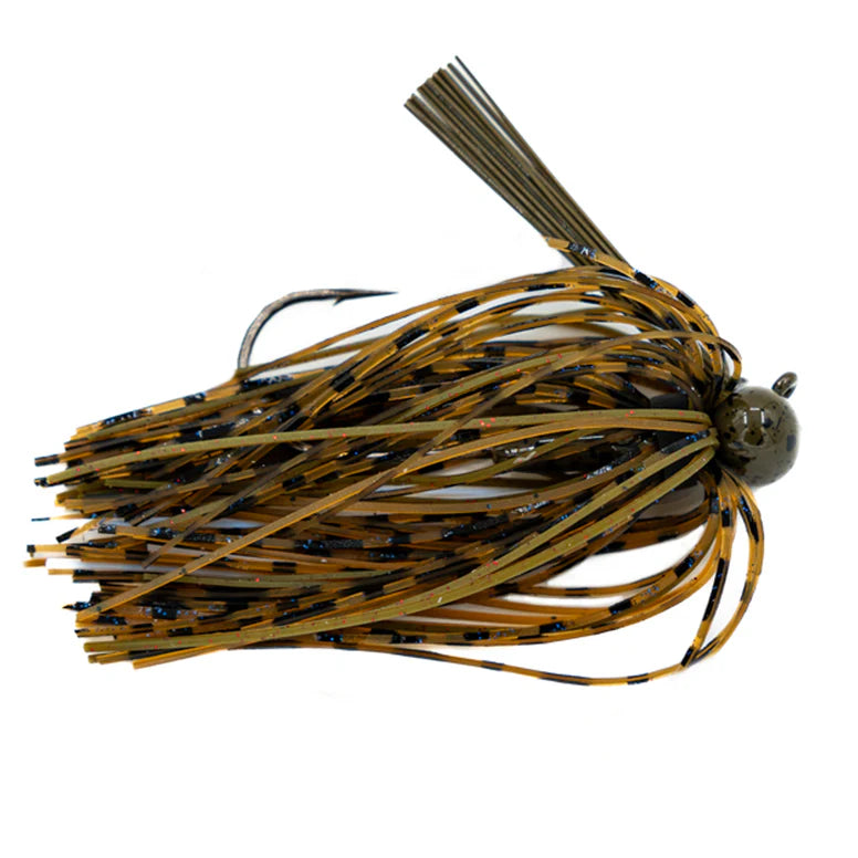 Buy green-pumpkin BASSMOOCH SPANKY TUNGSTEN FOOTBALL JIG