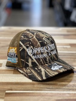 Buy realtree-max-7-camo-richardson-112 COPPERSTATE MARINE &amp; TACKLE SIDE PATCH HATS