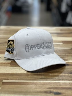 Buy white-youth COPPERSTATE TACKLE SIDE PATCH HATS