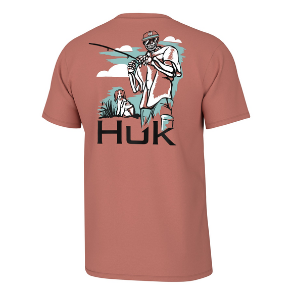 HUK FLETCH N BONES TEE