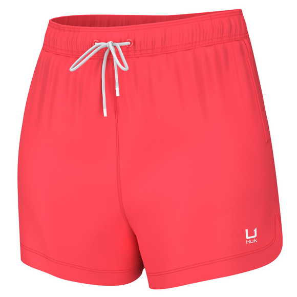 HUK WOMENS PURSUIT VOLLEY SWIM SHORT