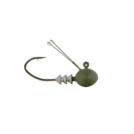 Buy matte-green-pumpkin 6TH SENSE DIVINE NED RIG FOOTBALL JIG HEADS - MATTE SERIES