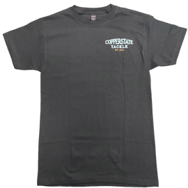 COPPERSTATE TACKLE BIG BASS LOGO LIGHT-WEIGHT COTTON T-SHIRT - 0