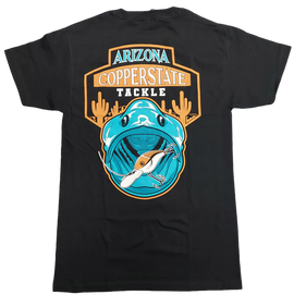 COPPERSTATE TACKLE BIG BASS LOGO LIGHT-WEIGHT COTTON T-SHIRT