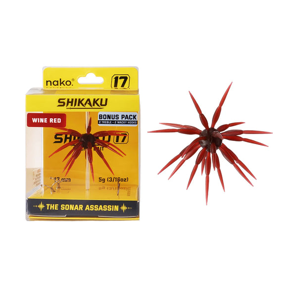 NAKO SHIKAKU 17MM URCHIN BAIT - BONUS HOOKS INCLUDED