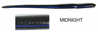 Buy midnight ROBOWORM STRAIGHT TAIL WORM