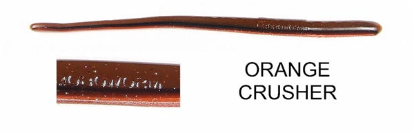 Buy orange-crusher ROBOWORM STRAIGHT TAIL WORM 4.5/6&quot;