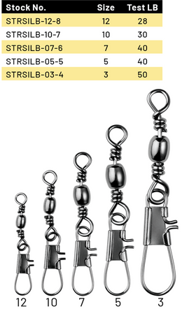 SPRO TARU SWIVEL WITH INTERLOCK SNAP - 0