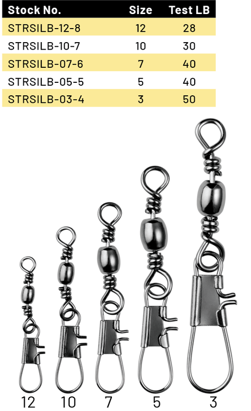 SPRO TARU SWIVEL WITH INTERLOCK SNAP - 0