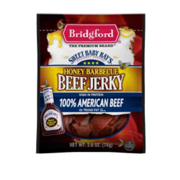 Bridgford Honey BBQ Beef Jerky 2.85oz