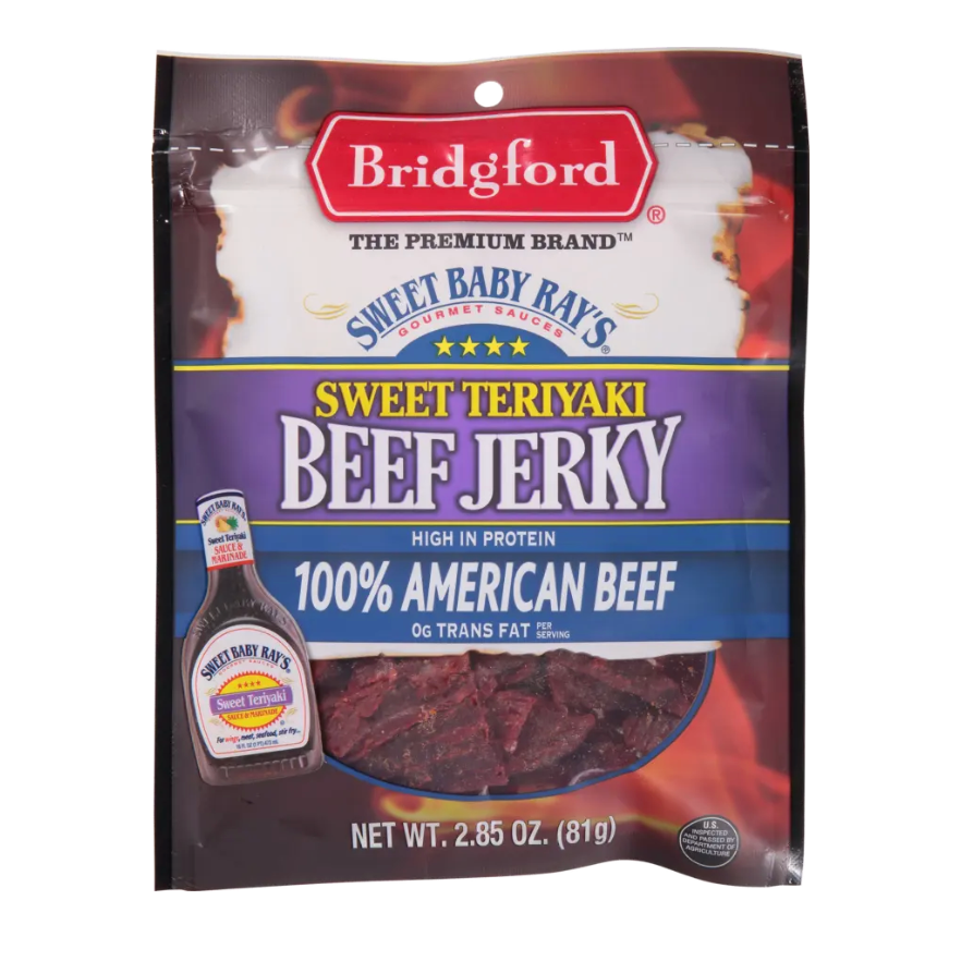 Bridgford Sweet Teriyaki Jerky 2.85oz