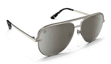 BLENDERS SHADOW MATTE SILVER SUNGLASSES - 0