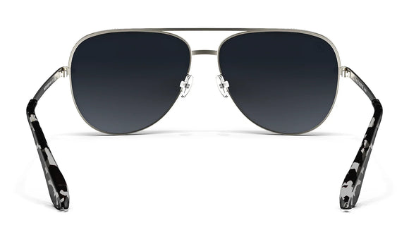BLENDERS SHADOW MATTE SILVER SUNGLASSES