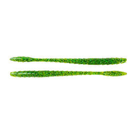 Buy chartreuse-pepper-w-green-flk GOOGAN SQUAD SLIM SHAKE WORM