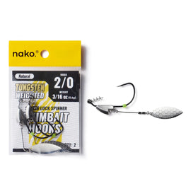 NAKO TUNGSTEN WEIGHTED SWIMBAIT HOOKS UNDERSPIN - 0