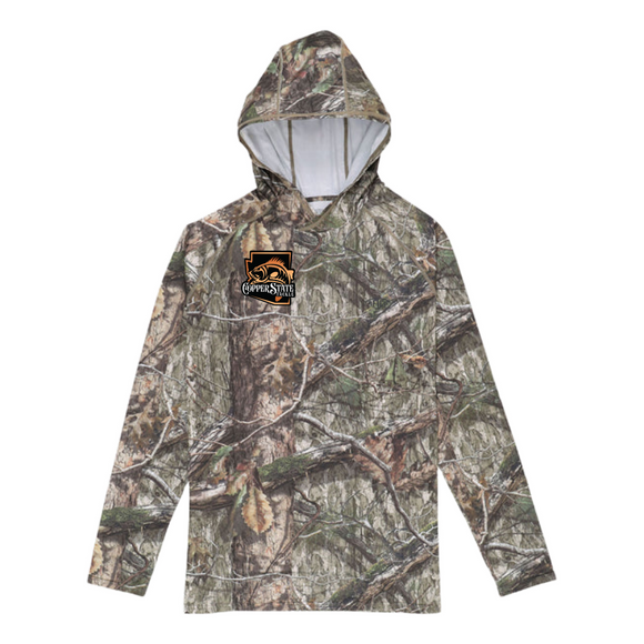 AFTCO MOSSY OAK CAMO PERFORMANCE HOOD (COPPERSTATE)